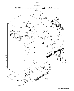 Cabinet Diagram and Parts List for 25370302613  Kenmore Refrigerator
