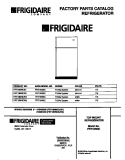 COVER Diagram and Parts List for FRT18NNCW1  Frigidaire Refrigerator