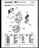 ELECTRICAL PARTS Diagram and Parts List for AC066N7A1  Frigidaire Air Conditioner