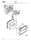 DOOR Diagram and Parts List for FEB386CESA  Frigidaire Wall Oven