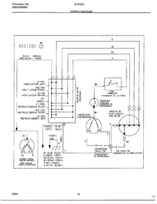 Wiring Diagram Diagram and Parts List for 5147003  Frigidaire Air Conditioner