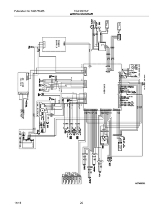 Wiring Diagram Diagram and Parts List for FG4H2272UF  Frigidaire Refrigerator