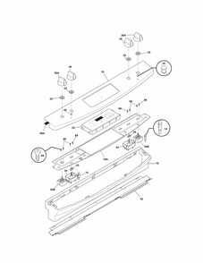 Part Location Diagram of 318550171 Frigidaire WIRING DIAGRAM