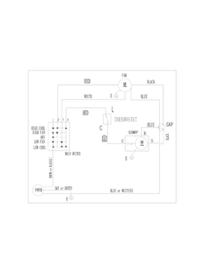 Wiring Diagram Diagram and Parts List for LRA050XT745  Frigidaire Air Conditioner