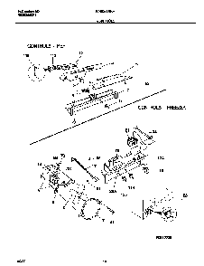 Controls Diagram and Parts List for WRS20WRHW5  Westinghouse Refrigerator