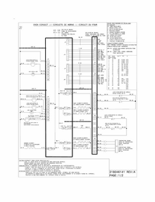 Wiring Diagram Diagram and Parts List for 79098059001  Kenmore Range