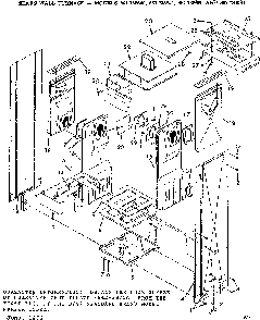 Combustion chamber Diagram and Parts List for 867733641  Frigidaire Furnace