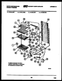 SHELVES AND SUPPORTS Diagram and Parts List for RT174LCD0  Frigidaire Refrigerator