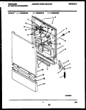 DOOR PARTS Diagram and Parts List for FDB898RBB0  Frigidaire Dishwasher