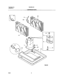 COMPRESSOR PARTS Diagram and Parts List for WAC053L7A1  Westinghouse Air Conditioner