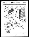 SYSTEM AND AUTOMATIC DEFROST PARTS Diagram and Parts List for RT19F6WU3A  Gibson Refrigerator