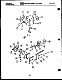 REFRIGERATOR CONTROL ASSEMBLY, DAMP Diagram and Parts List for FPE19V3AW2  Frigidaire Refrigerator
