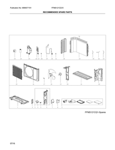 Part Location Diagram of 5304505947 Frigidaire SENSOR
