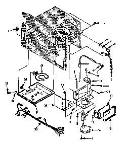 Cavity Parts-c Diagram and Parts List for 5648756181  Kenmore Microwave
