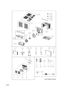 Part Location Diagram of 5304504722 Frigidaire CAPACITOR