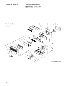 Part Location Diagram of 5304508681 Frigidaire CAPACITOR