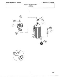 Part Location Diagram of A415783 Frigidaire Compressr e