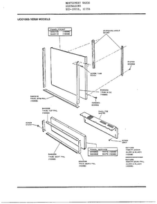 Dishwasher Page 2 Diagram and Parts List for 1005  Frigidaire Dishwasher