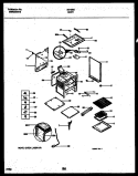 BODY PARTS Diagram and Parts List for 30-4282-00-01  Tappan Range
