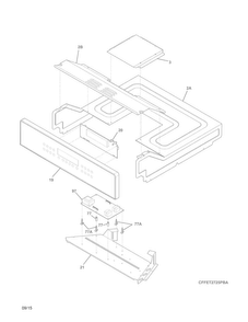 Part Location Diagram of 5304503209 Frigidaire CONTROL