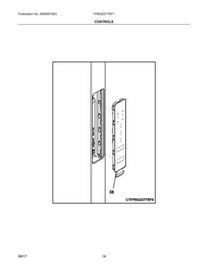 07 - CONTROLS Diagram and Parts List for FPBG2277RF7  Frigidaire Refrigerator