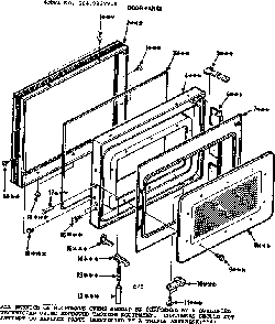 Part Location Diagram of 10804 Maytag Door frame