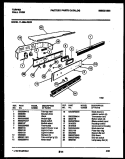 CONTROL PANEL Diagram and Parts List for 11-4989-00-03  Tappan Wall Oven