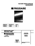 COVER Diagram and Parts List for FDB835RFB0  Frigidaire Dishwasher