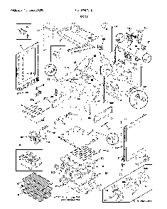 Body Diagram and Parts List for FGIH3047VFB  Frigidaire Range