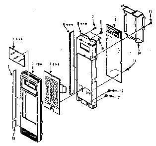 Part Location Diagram of 14923 Maytag Control base