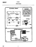 WIRING DIAGRAM Diagram and Parts List for MFU09M2BW4  Frigidaire Freezer