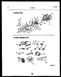 ICE MAKER / INSTALLATION Diagram and Parts List for RT19F8YX3B  Gibson Refrigerator