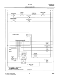 WIRING SCHEMATIC Diagram and Parts List for FEF376AQG  Frigidaire Range
