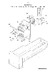 Ice container Diagram and Parts List for 2537034341J  Kenmore Refrigerator