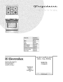 COVER Diagram and Parts List for FCS367ECC  Frigidaire Range