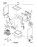 BODY Diagram and Parts List for FEF326AWB  Frigidaire Range
