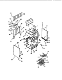 BODY, SIDE PANELS Diagram and Parts List for KF300GDF0  Frigidaire Range