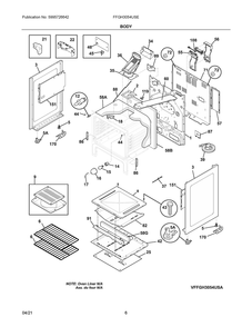 Part Location Diagram of 5304527900 Frigidaire BACK