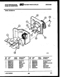 AIR HANDLING PARTS Diagram and Parts List for WAC056P7A1  Frigidaire Air Conditioner