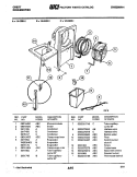 CONDENSER Diagram and Parts List for 14-050A1  Frigidaire Dehumidifier