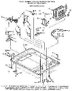 Microwave Diagram and Parts List for 5648668611  Kenmore Microwave