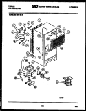SYSTEM AND AUTOMATIC DEFROST PARTS Diagram and Parts List for 95-1987-23-06  Tappan Refrigerator