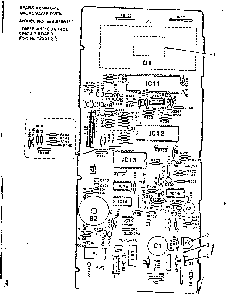 Power And Control Circuit Board Part No 12351r Diagram and Parts List for 5648898410  Kenmore Microwave