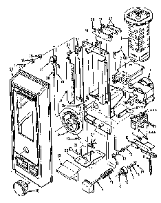 Control Parts Diagram and Parts List for 5649947710  Kenmore Microwave