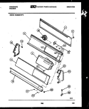 CONSOLE AND CONTROL PARTS Diagram and Parts List for WA8600PW0  Frigidaire Washer