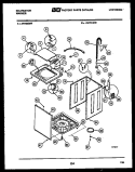 CABINET PARTS Diagram and Parts List for AW700G1D  Kelvinator Washer