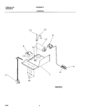 CONTROLS Diagram and Parts List for FAH086M1T1  Frigidaire Air Conditioner