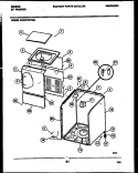CABINET PARTS Diagram and Parts List for WA24P2WYMA  Gibson Washer