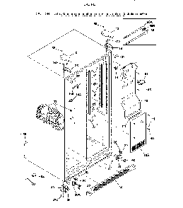 Cabinet Diagram and Parts List for 25353679302  Kenmore Refrigerator