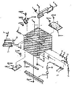 Cavity Parts-c Diagram and Parts List for 5648668510  Kenmore Microwave